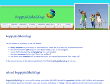 Tablet Screenshot of happykidsholidays.com